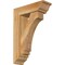 Ekena Millwork Imperial Traditional Rough Sawn Bracket w/ Offset Brace, Western Red Cedar, 6"W x 18"D x 26"H BKT0604X18X26IMP01RWR - alternate 1